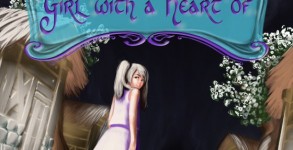 Girl With a Heart of Logo Girl With a Heart of Logo