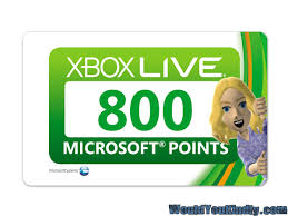 Microsoft Points 800